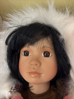Georgetown Collection “Lulu” Porcelain Doll w/ Box & COA Arctic Outfit